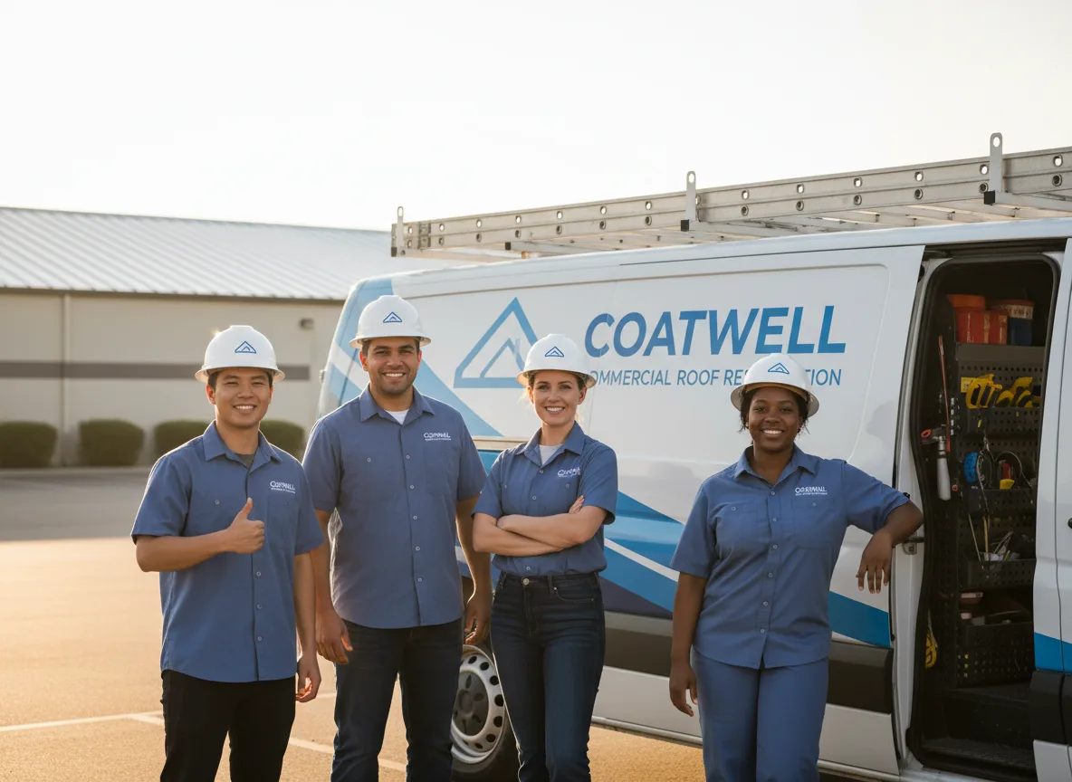 Commercial roof coating company in Kensett, IA